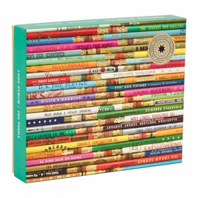 1000 Piece Foil Puzzle Vintage Pencils