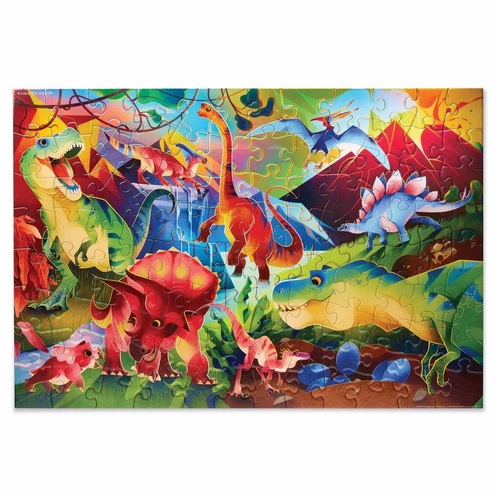 100 piece dino puzzle