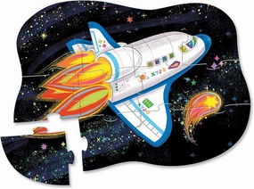 12p Blast Off Rocket Floor Puzzle