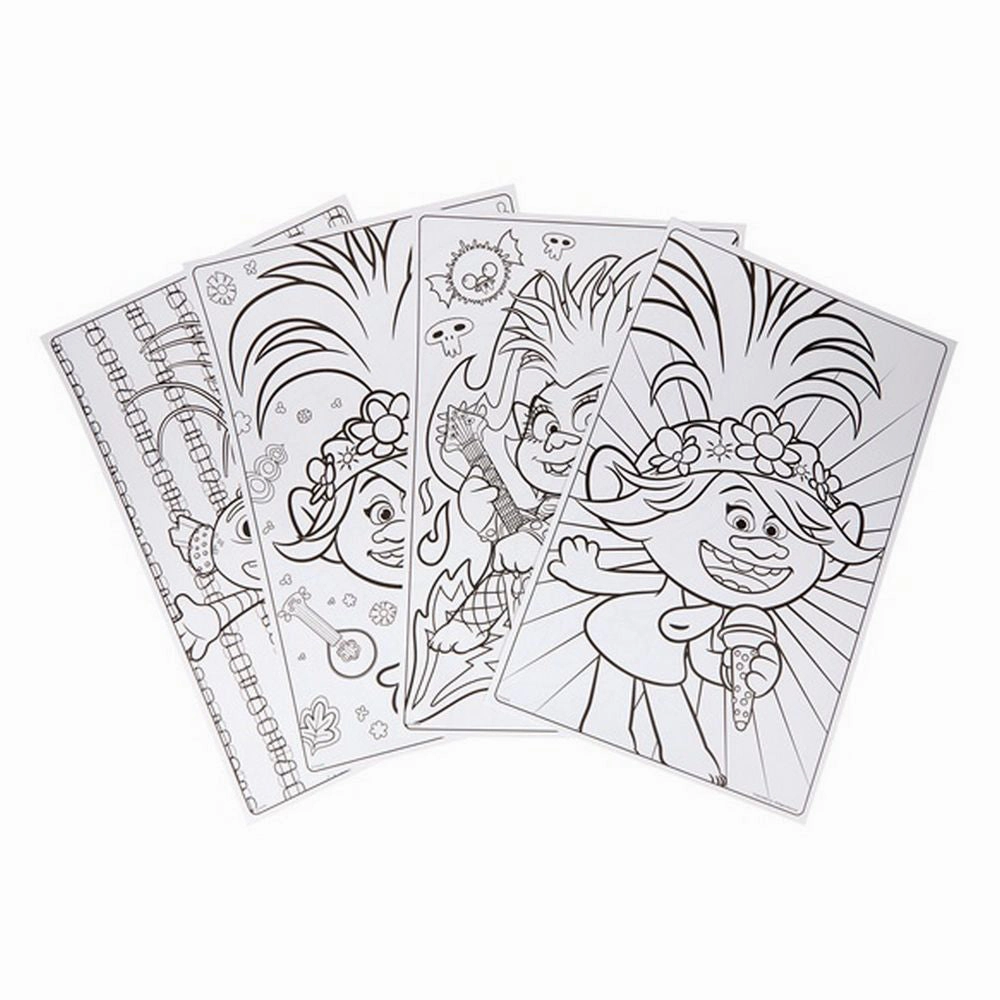 18 page Giant Coloring Pages - Trolls World Tour