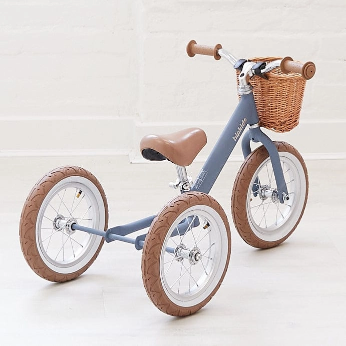 2 in 1 Steel Trike/Balance Bike (incl. wicker basket)
