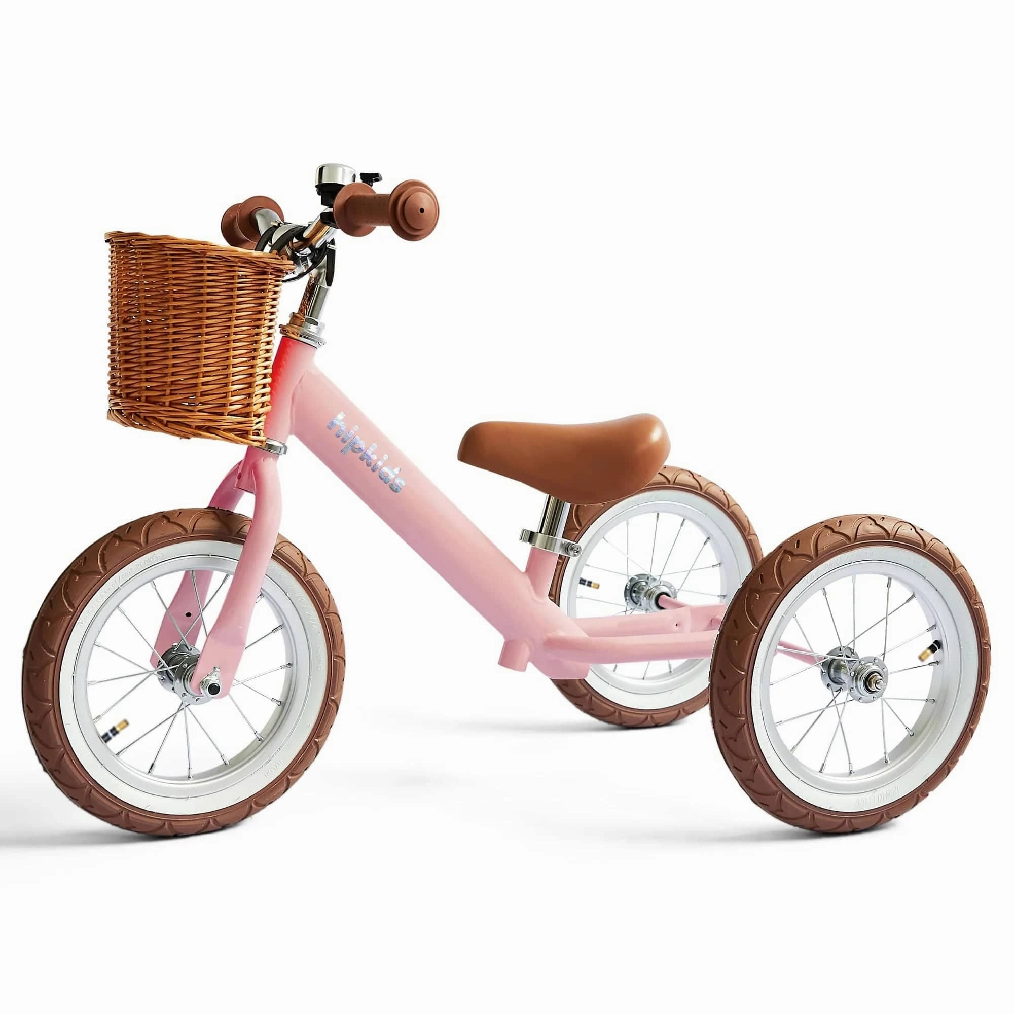 2 in 1 Steel Trike/Balance Bike (incl. wicker basket)