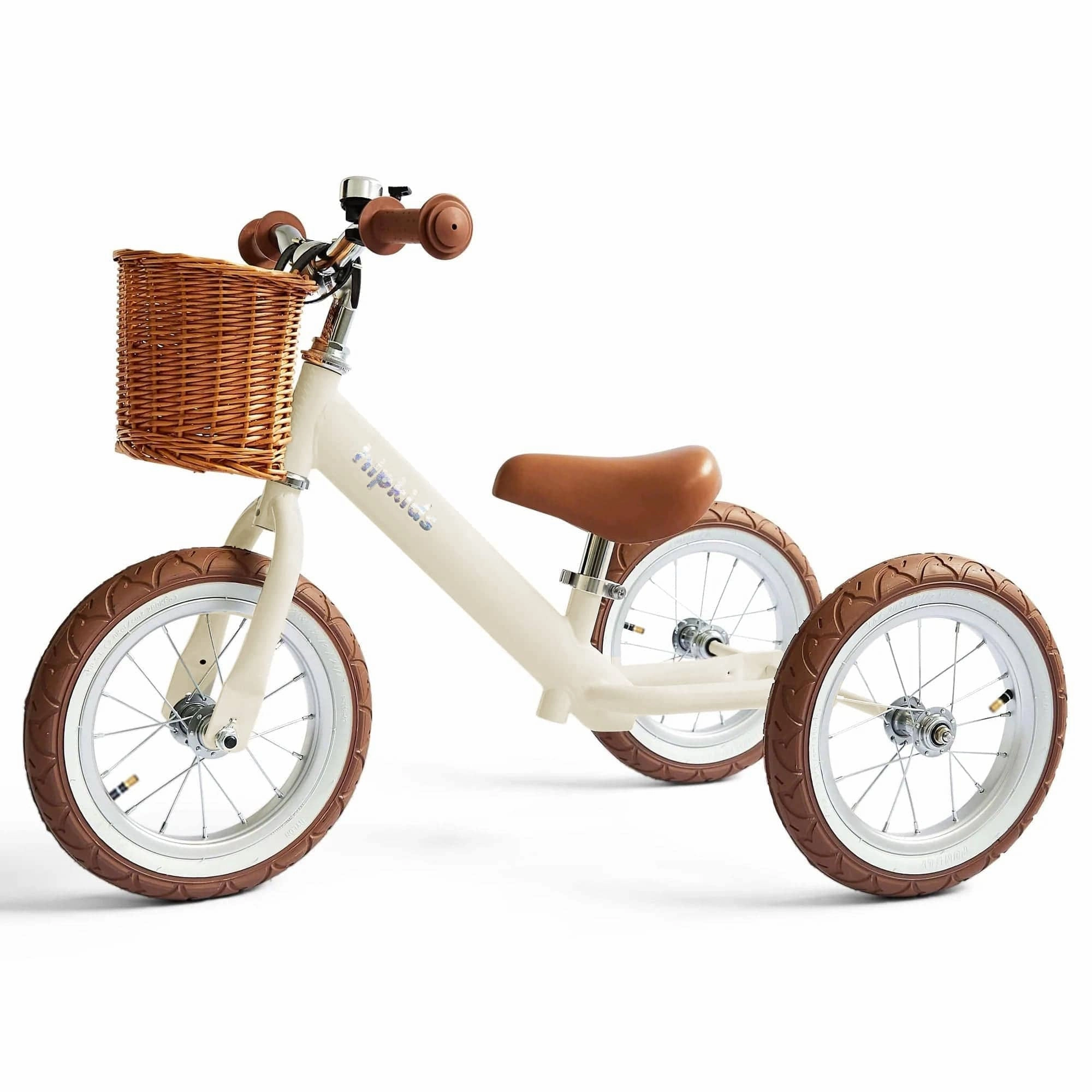 2 in 1 Steel Trike/Balance Bike (incl. wicker basket)