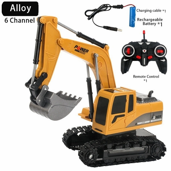 360 Degree Rotate RC Construction Truck Toys