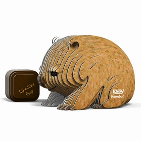 3D Cardboard Model Kit - Wombat