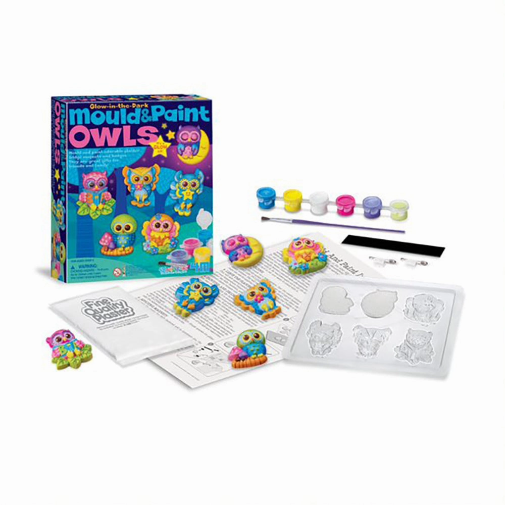 4M Mould & Paint / Glow Owls