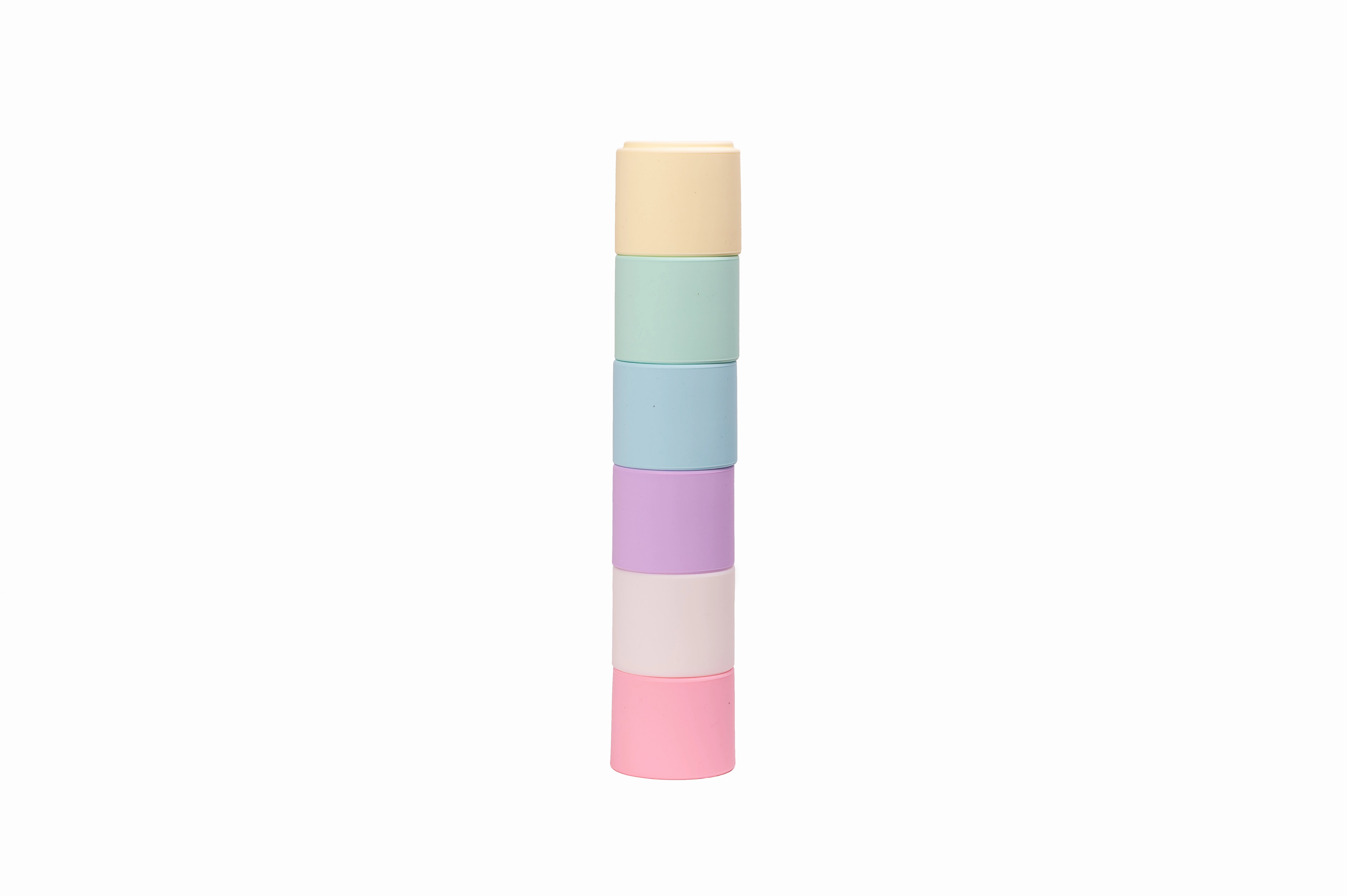 6 Pastel Stacking Cups