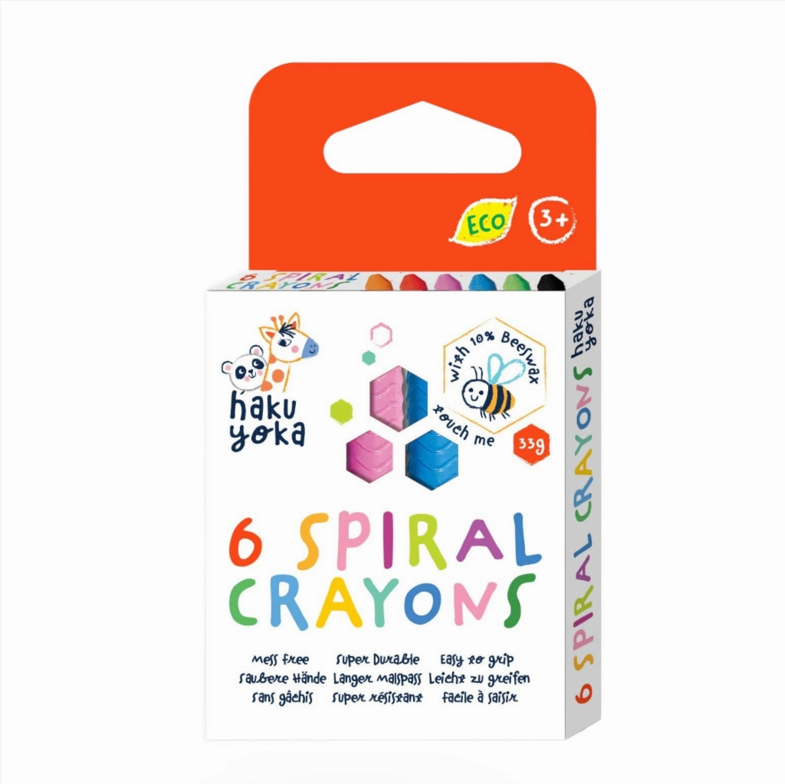 6 Spiral Crayons