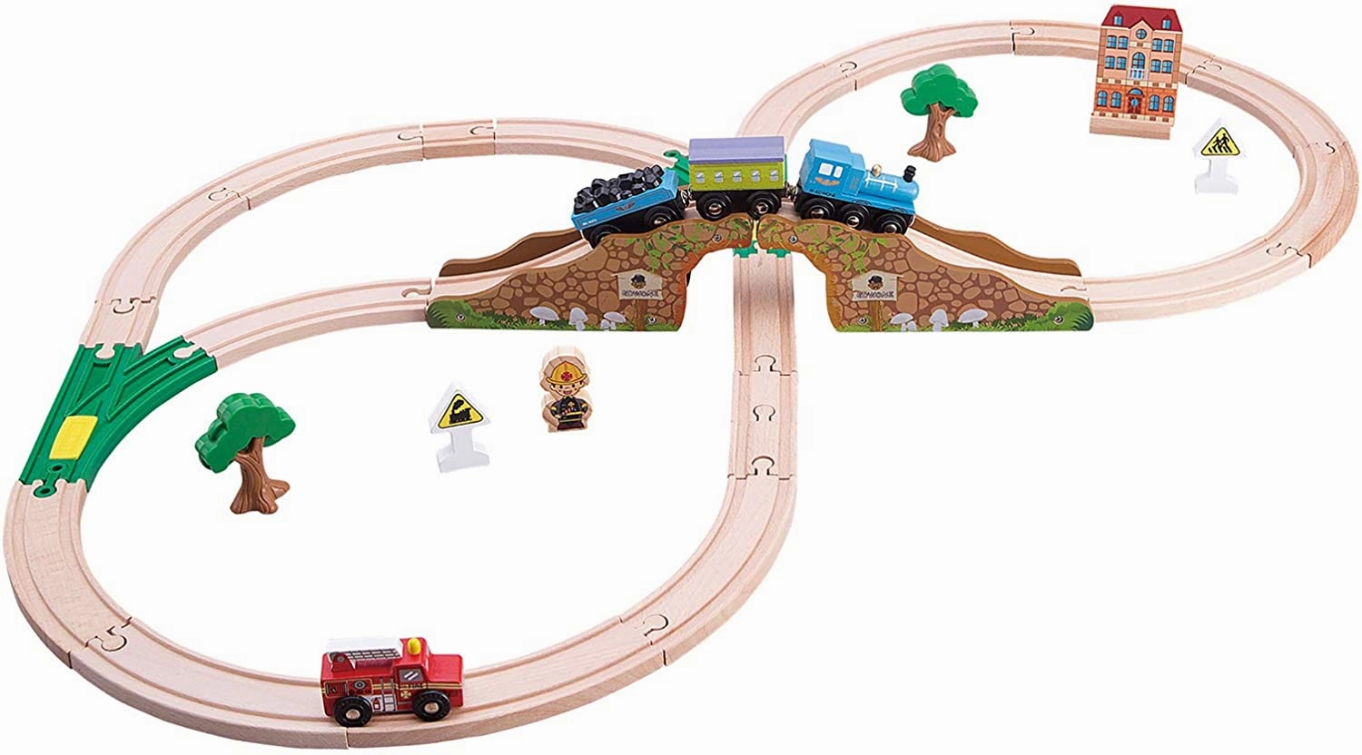 9 in 1 wooden truck