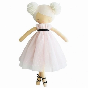 Alimrose Scarlett Pom Pom Doll 48cm Pink