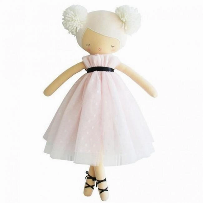 Alimrose Scarlett Pom Pom Doll 48cm Pink