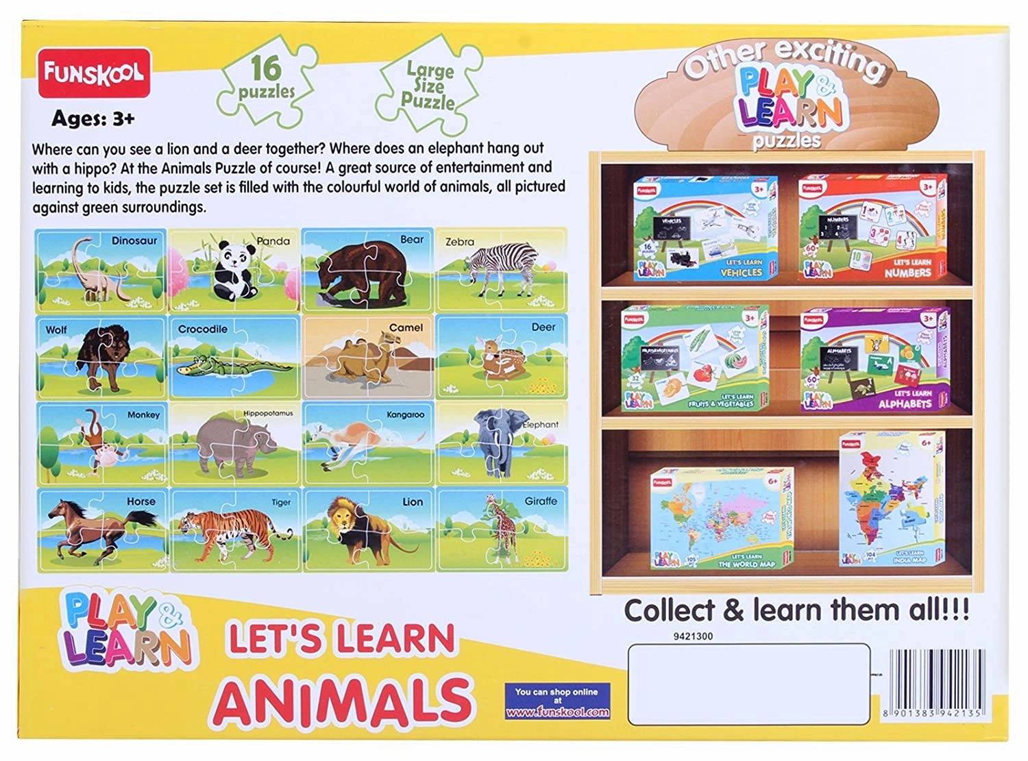 Animals Puzzle Game for Kids