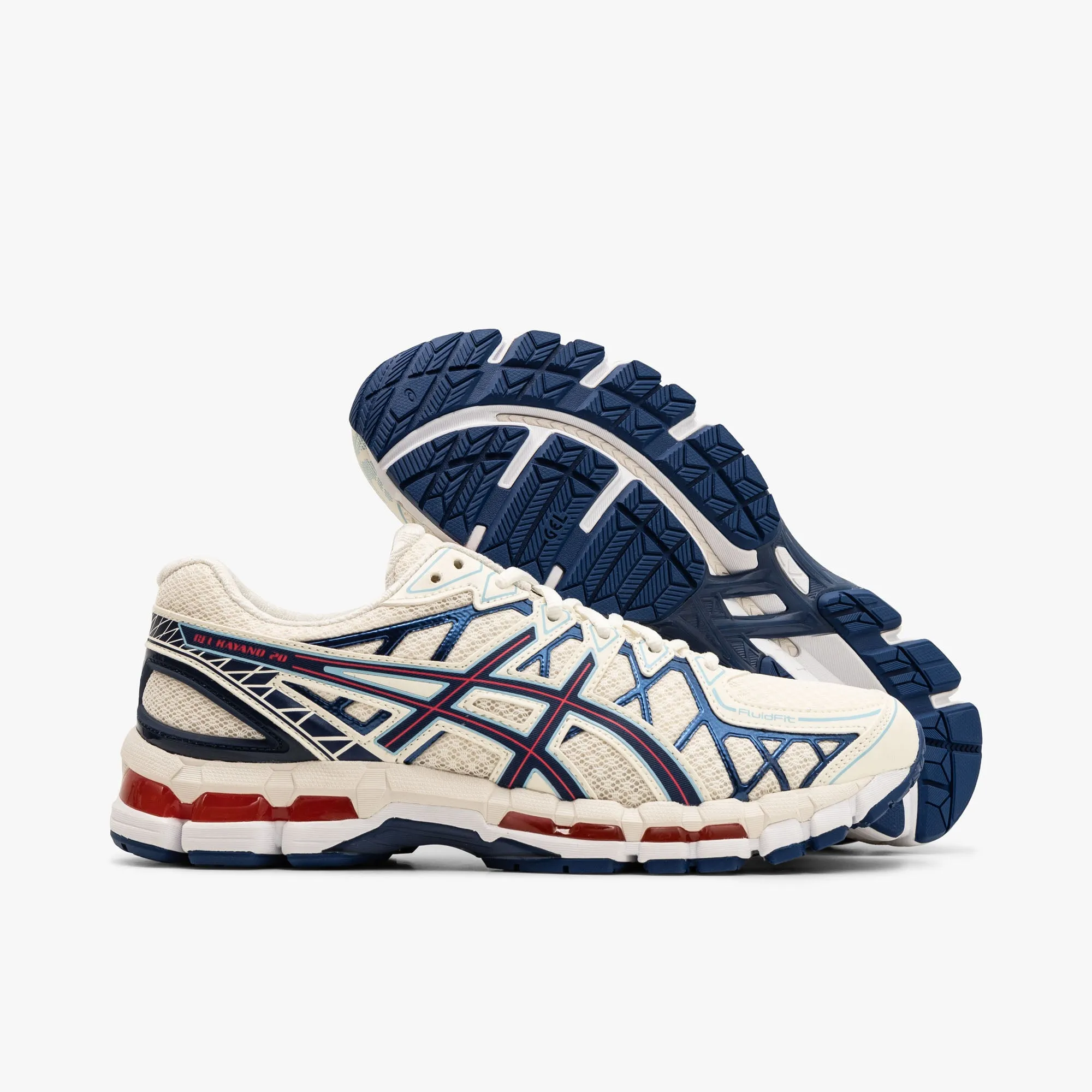ASICS Gel-Kayano 20 Cream / Deep Marine asics Shoes