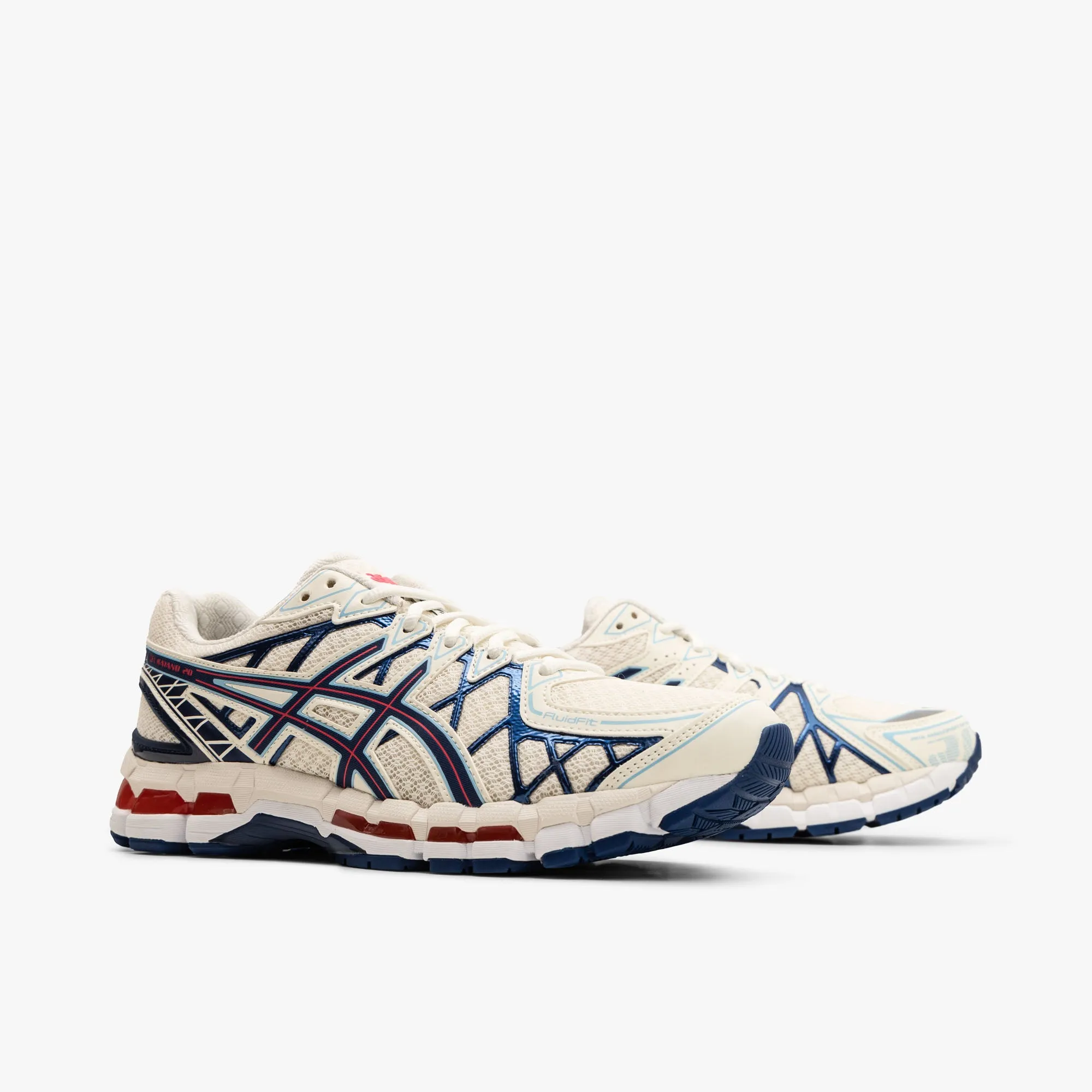ASICS Gel-Kayano 20 Cream / Deep Marine asics Shoes