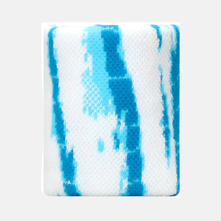 Asics Graphic Unisex Wristband -Brilliant White/Mako Blue Asics Shoes