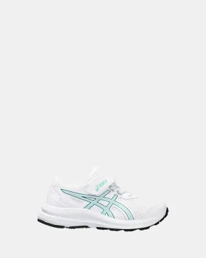 Asics Kids' Shoes Contend 8 Pre-School White/Aurora Green
