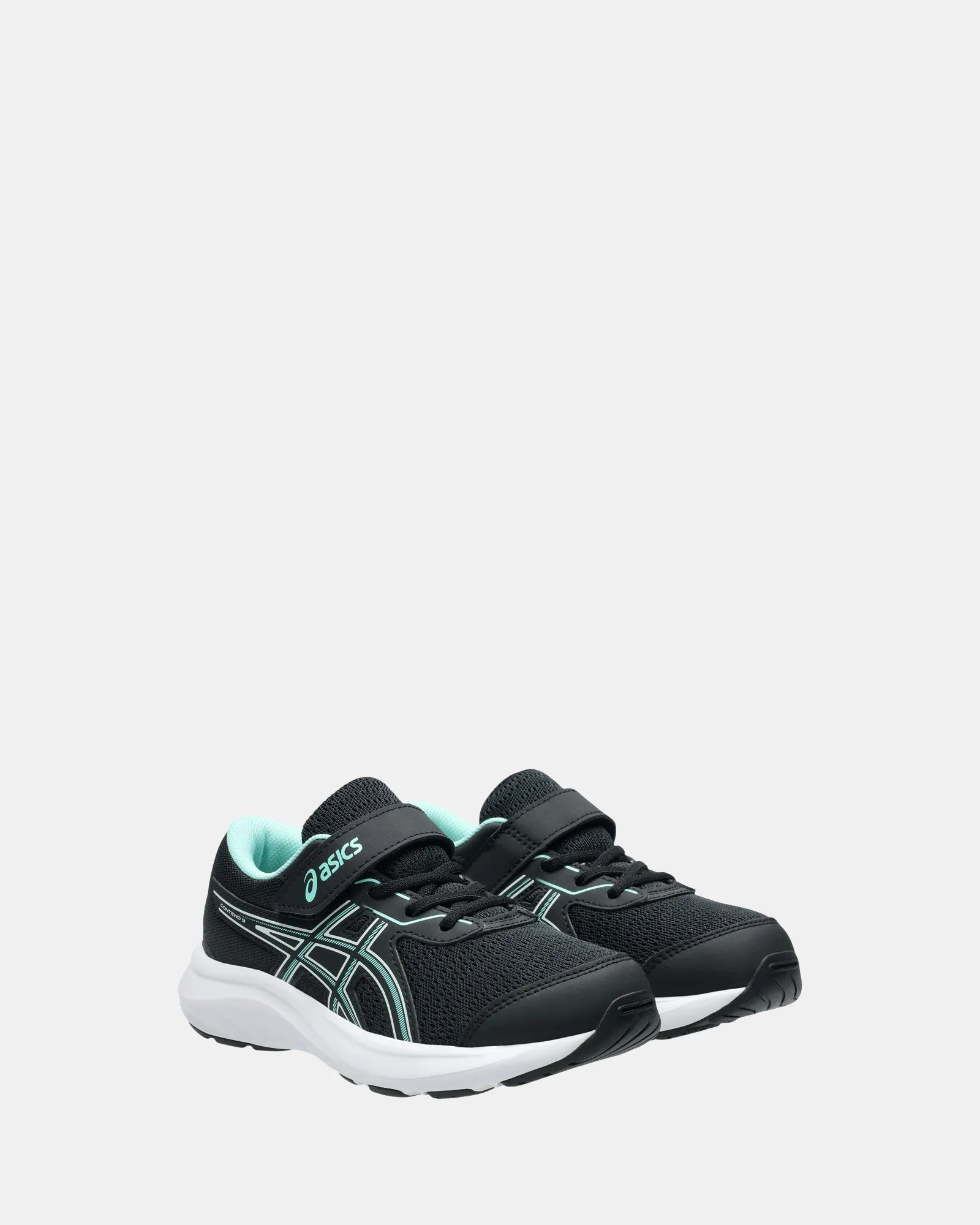Asics Kids' Shoes Contend 9 Ps G Black/Illuminate Mint