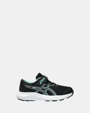 Asics Kids' Shoes Contend 9 Ps G Black/Illuminate Mint