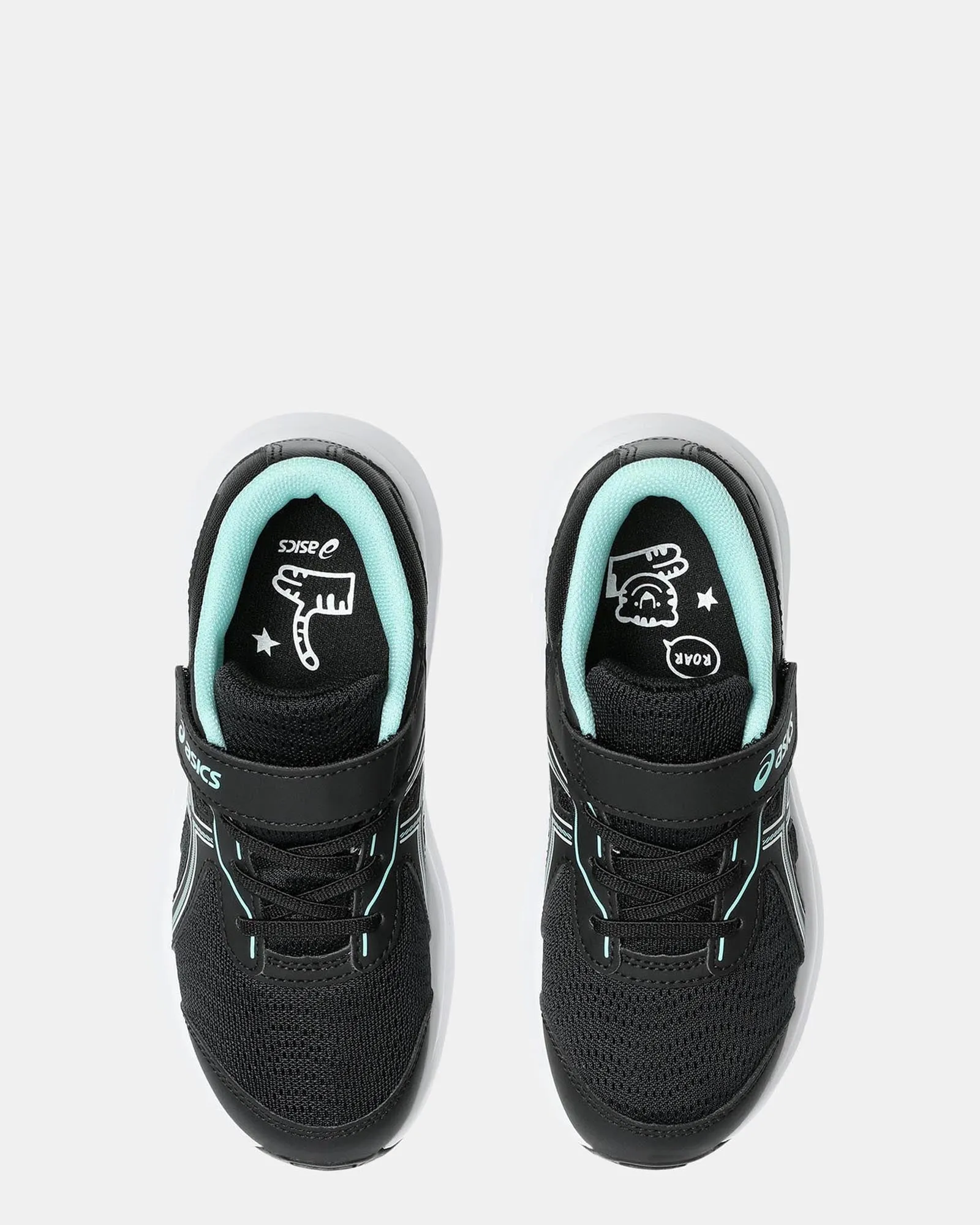 Asics Kids' Shoes Contend 9 Ps G Black/Illuminate Mint