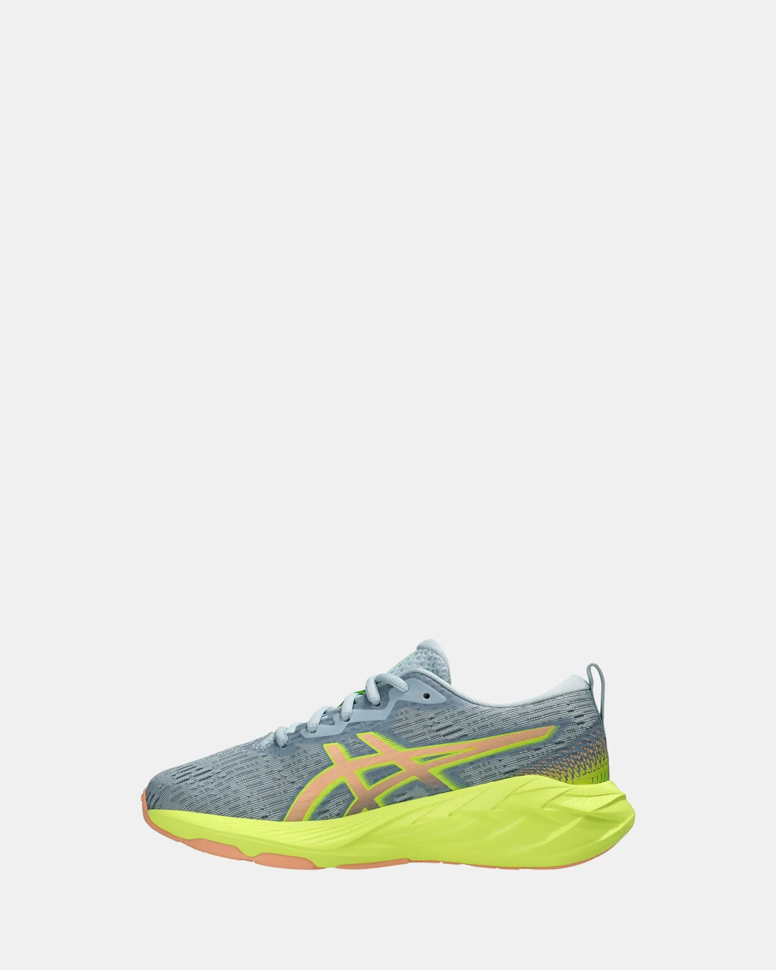 Asics Kids' Shoes Novablast 4 Grade School Cool Grey/Bright Sunstone