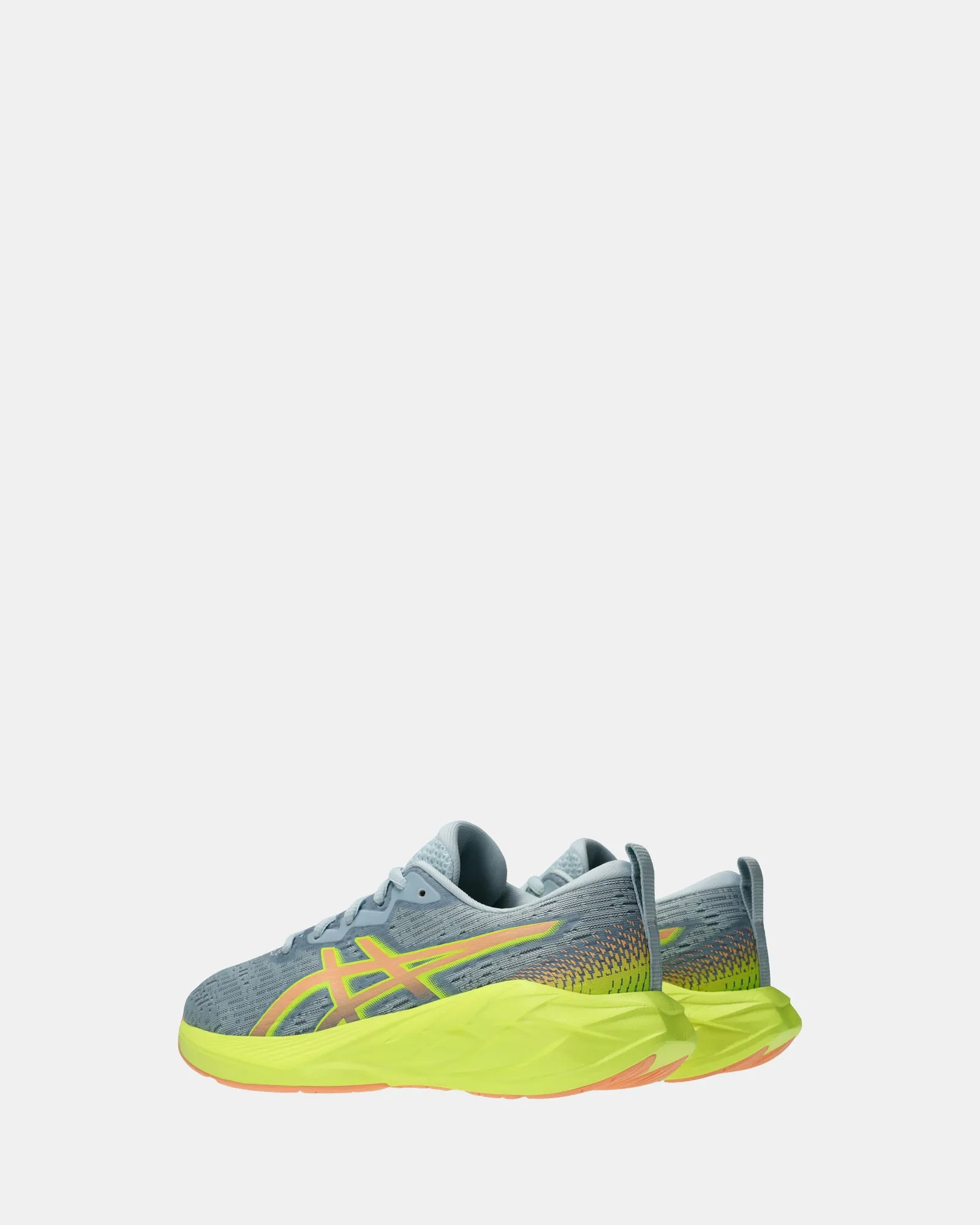 Asics Kids' Shoes Novablast 4 Grade School Cool Grey/Bright Sunstone
