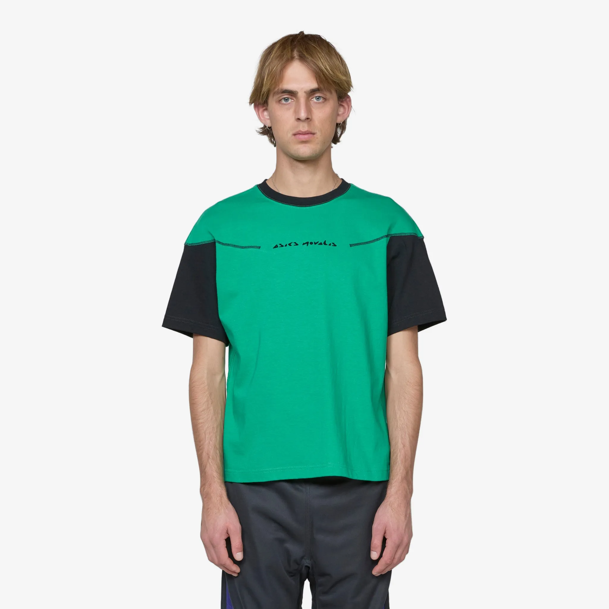 ASICS NOVALIS Bixance Short Sleeve T-Shirt Bright Green Asics Shoes