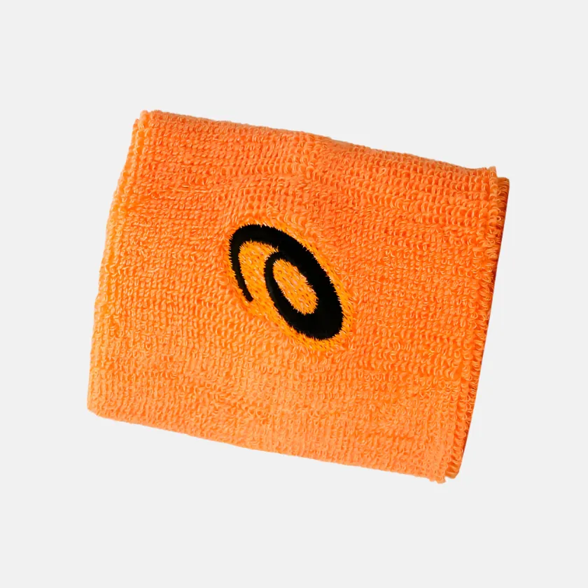 Asics Unisex Tennis Wrist Band -Safety Yellow/Faded Orange Asics Shoes