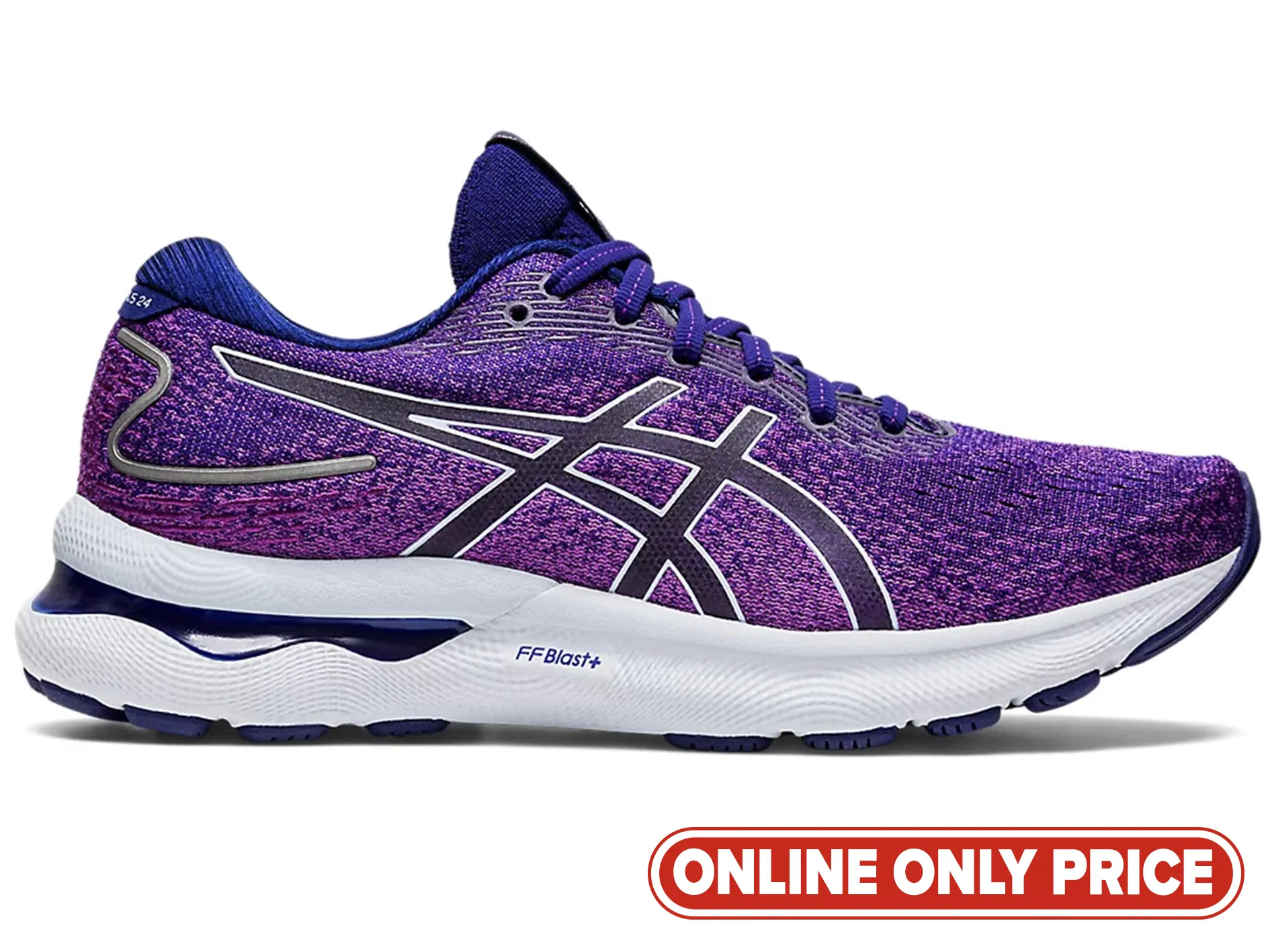 Asics Womens Nimbus 24 <BR> 1012B201 500 Asics Shoes