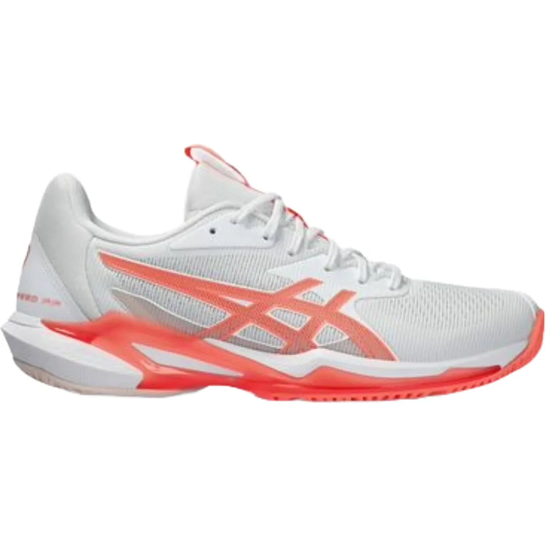 Asics Women's Solution Speed FF3 - White/Sun Coral 1042A250-100 Shoes Asics Women