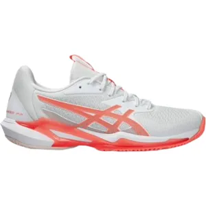Asics Women's Solution Speed FF3 - White/Sun Coral 1042A250-100 Shoes Asics Women