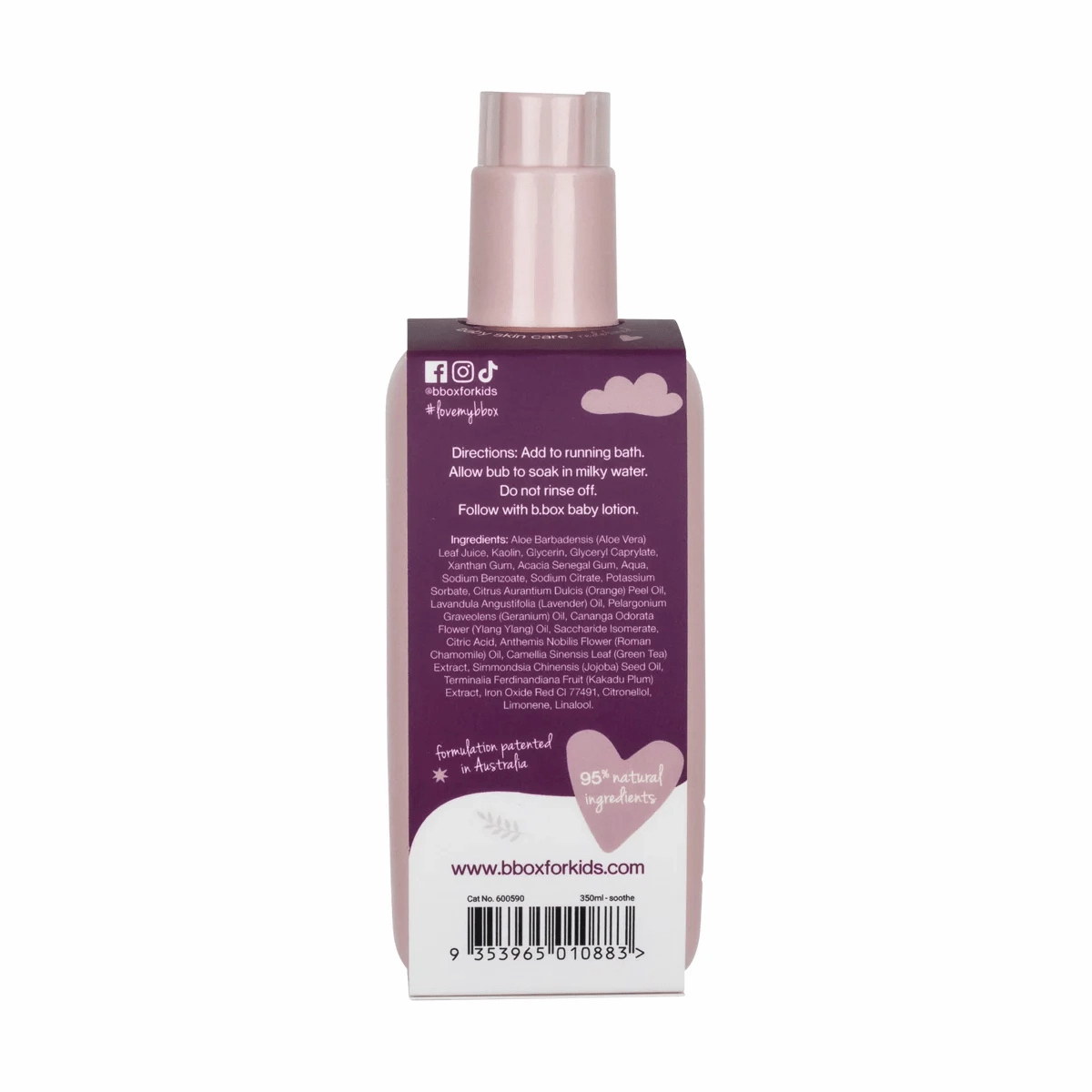 b.box 350mL Soothe Mineral Soak