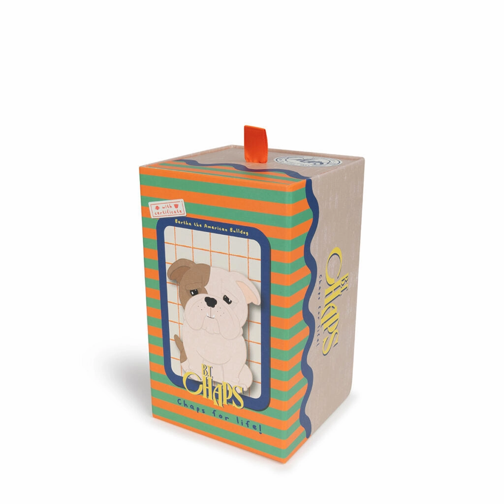 B.T. Chaps  Bertha The American Bulldog Floppy in Giftbox - 17cm - 6.5"