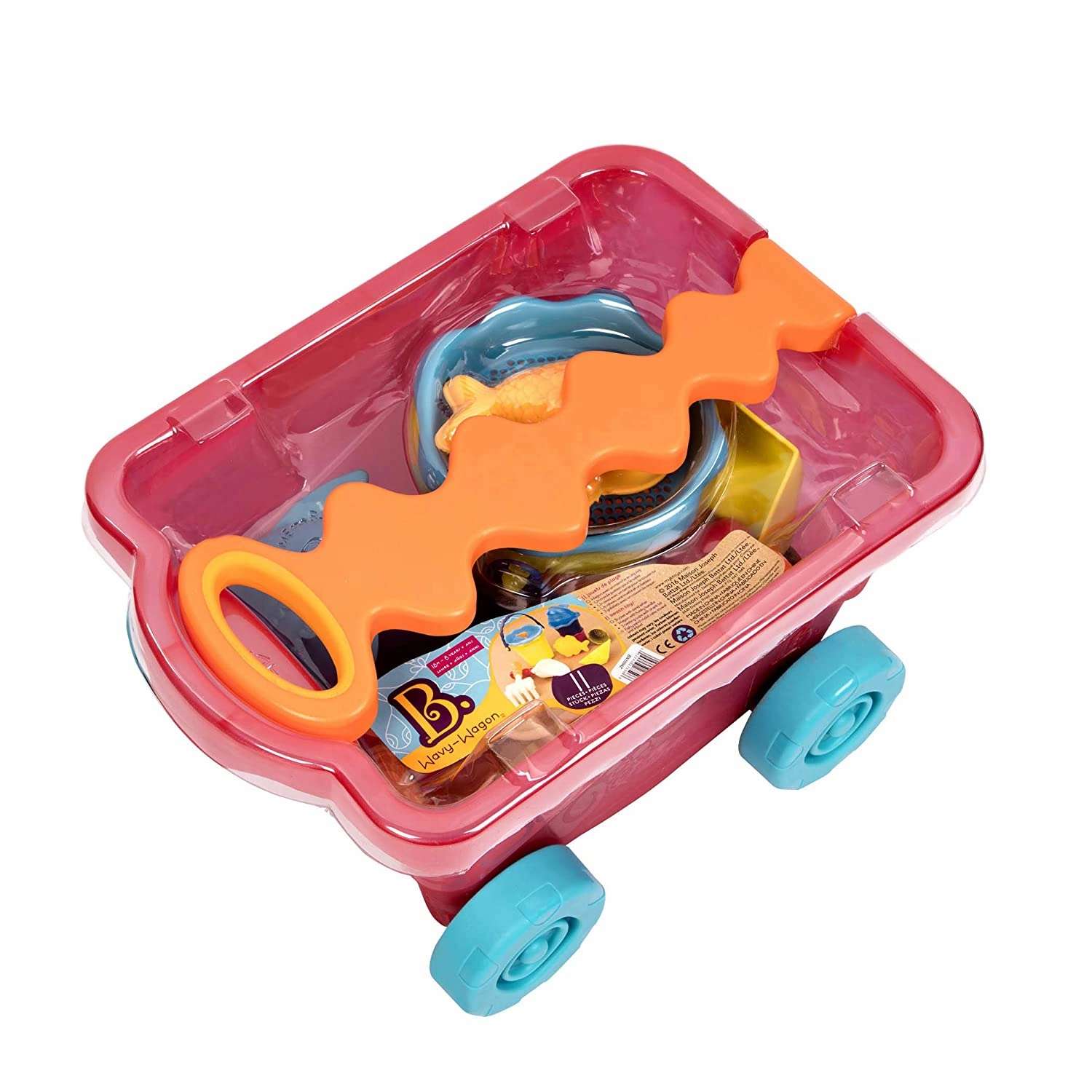 B. TRAVEL BEACH WAGON, TRANSLUCENT RED