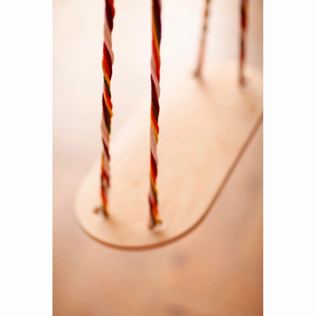 babai Wooden Swing Color Rope