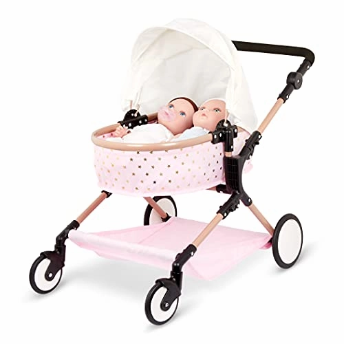 Baby Doll Double Stroller Babi 14"