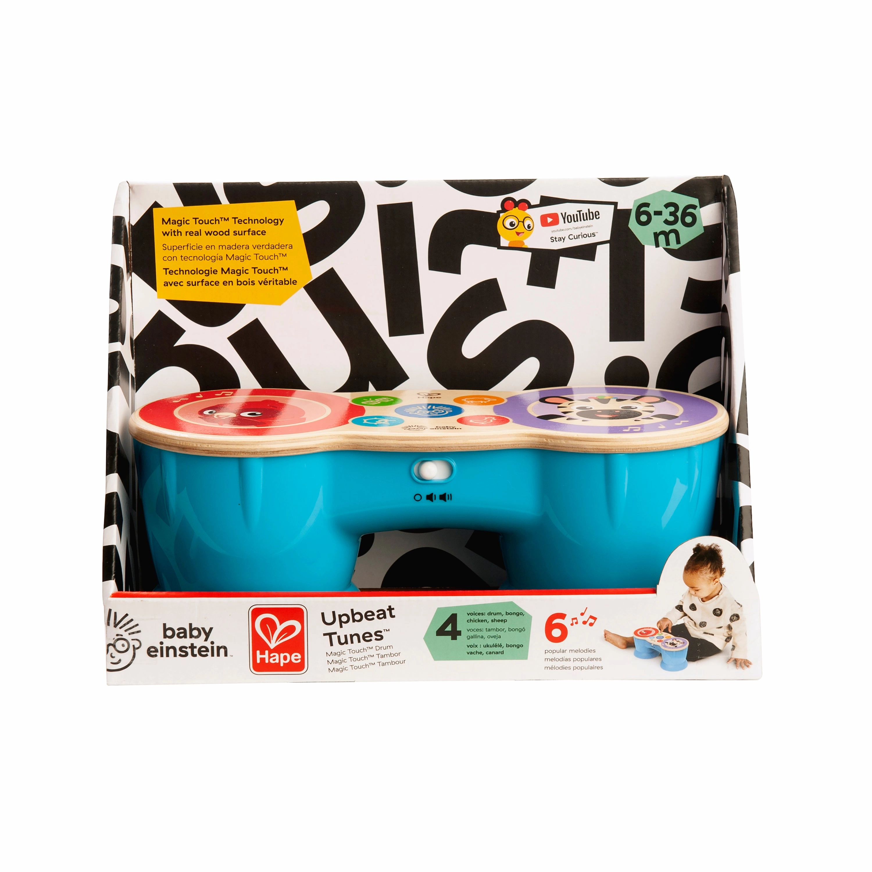 Baby Einstein Hape Upbeat Tunes Magic Touch Drum