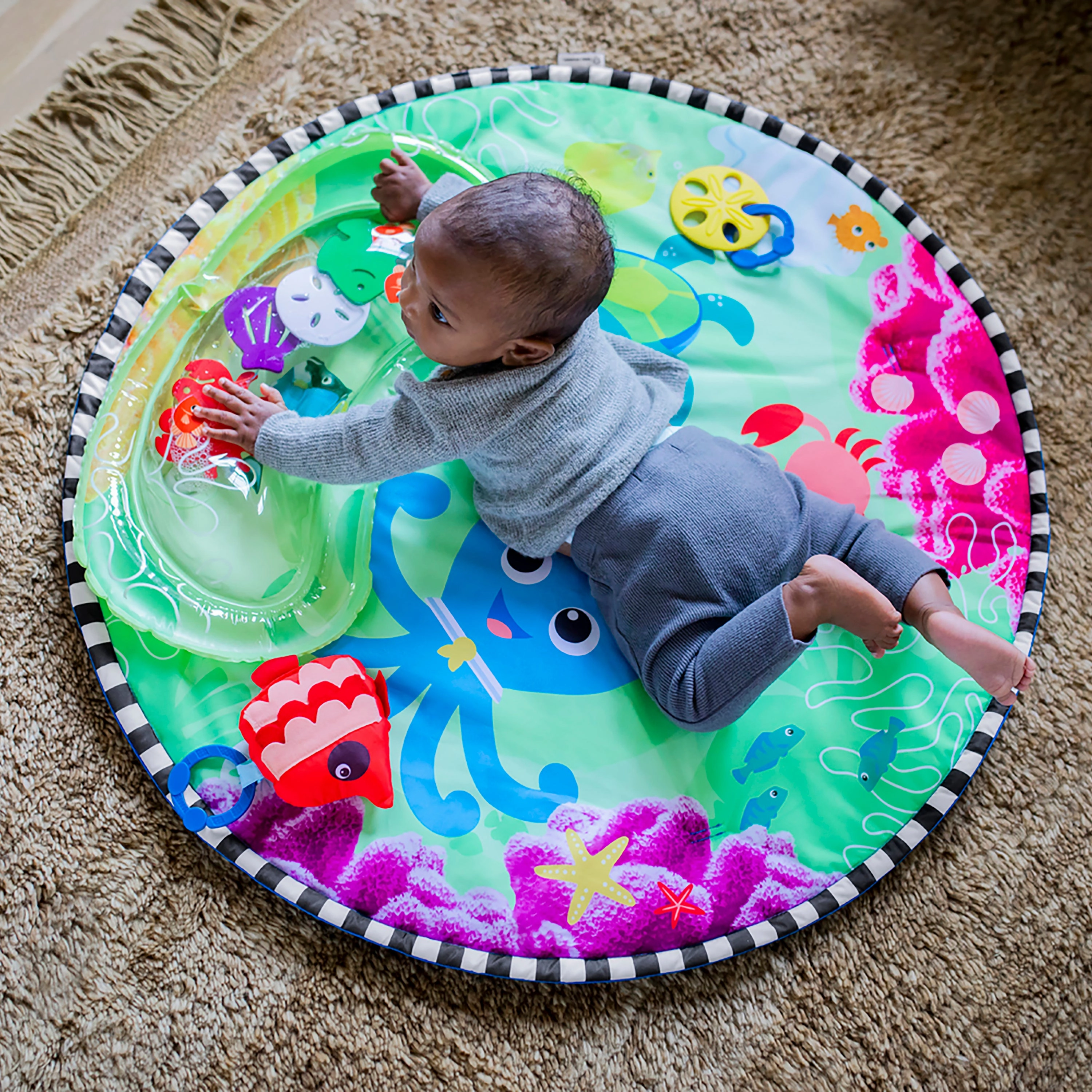 Baby Einstein Sea Floor Explorers 2-In-1 Water Mat Play Gym