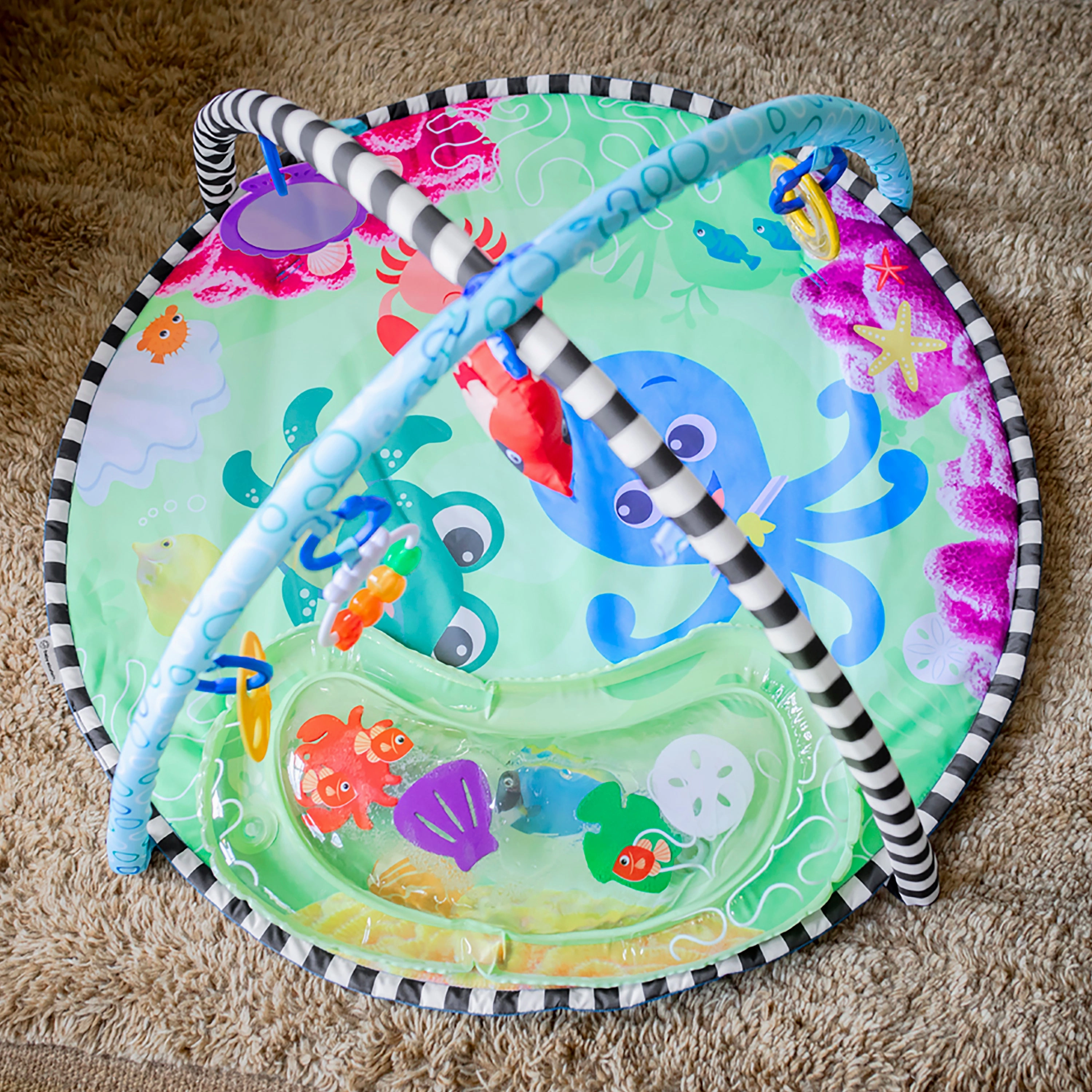 Baby Einstein Sea Floor Explorers 2-In-1 Water Mat Play Gym