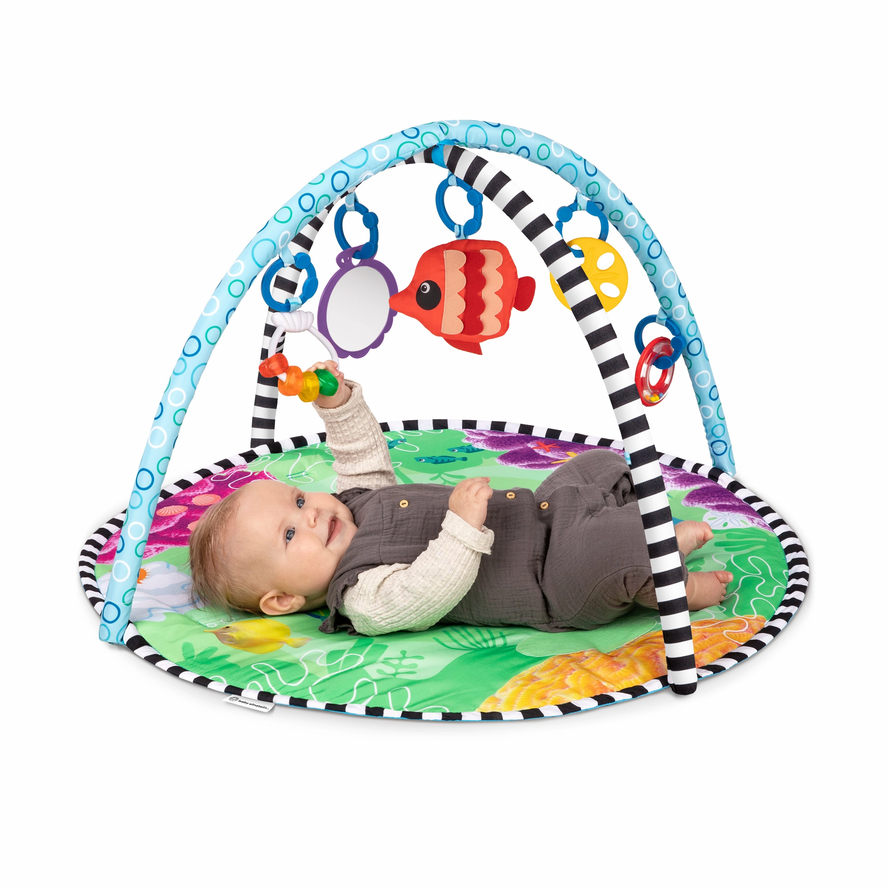 Baby Einstein Sea Floor Explorers 2-In-1 Water Mat Play Gym