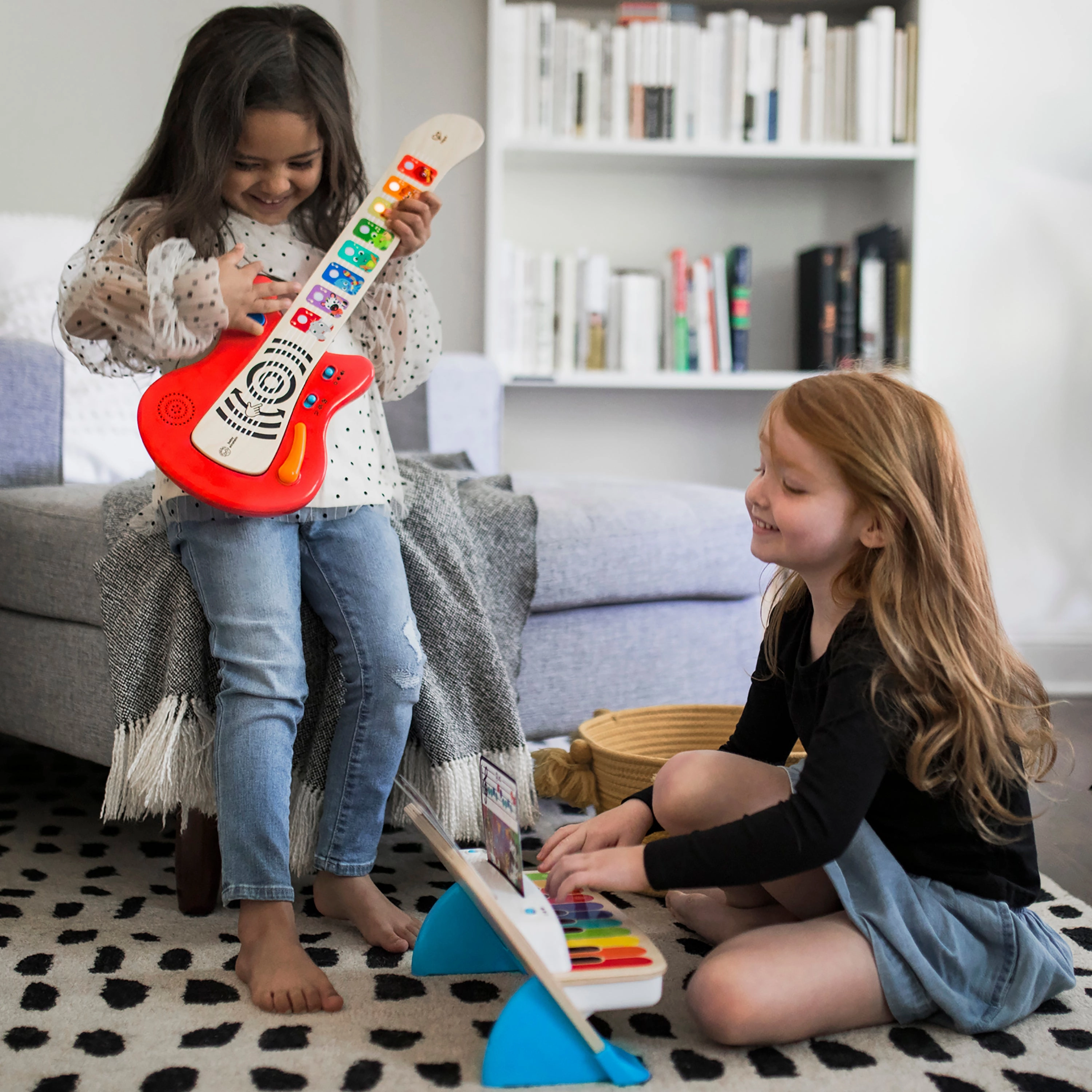 Baby Einstein Together in Tune Magic Touch Guitar Wireless Wooden Toddler Toy