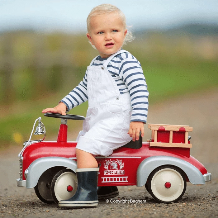 Baghera Ride On Speedster Fire Truck Red