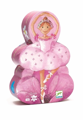 Ballerina and Flower puzzle 36 piece - Djeco