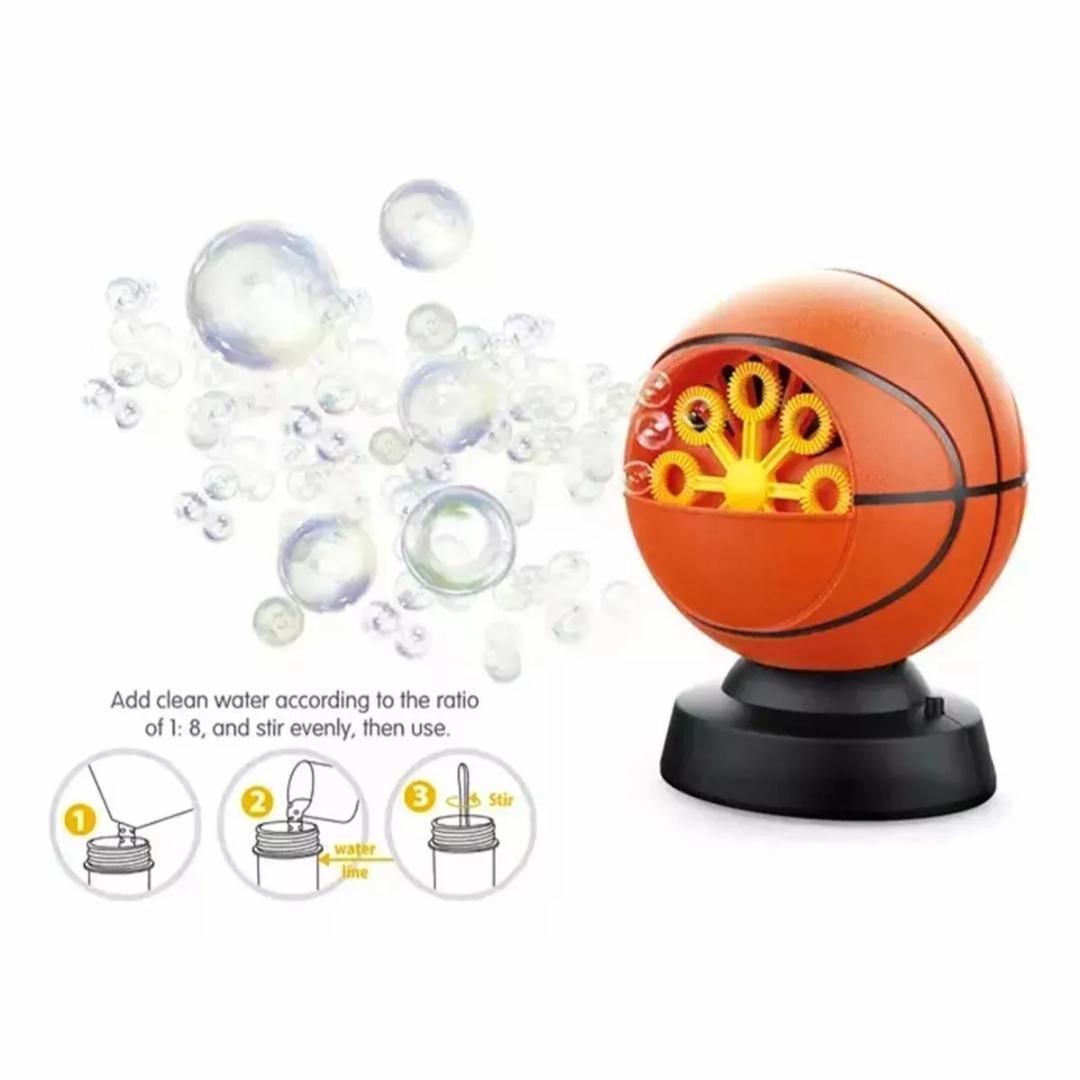 Basketball Automatic Bubble Blowing Machine Toys for Kids