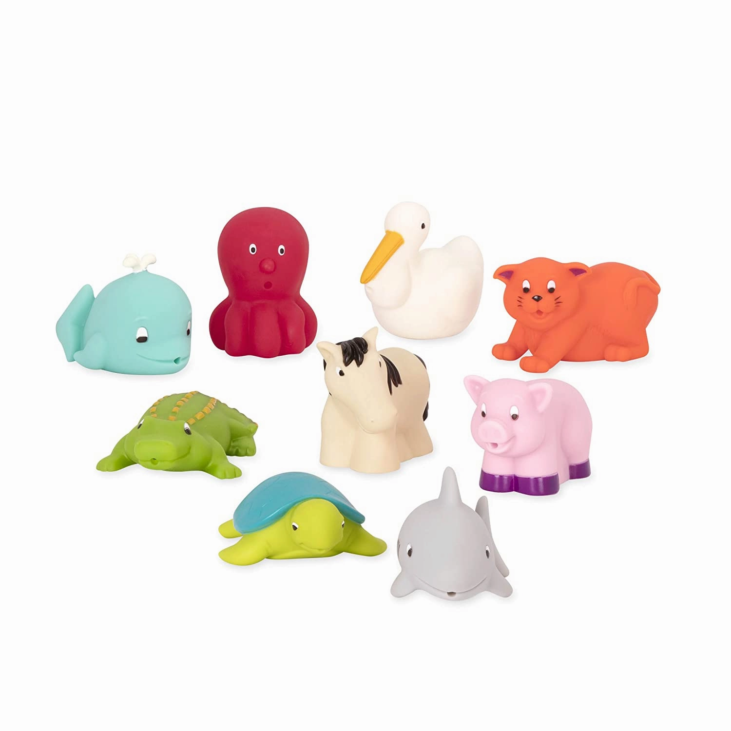 BATH BUDDIES 9PCS