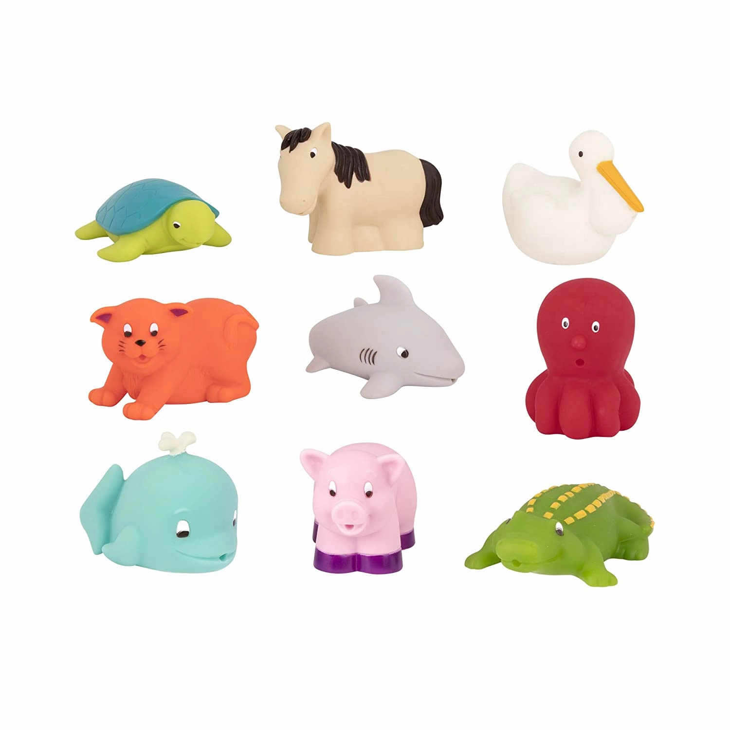 BATH BUDDIES 9PCS