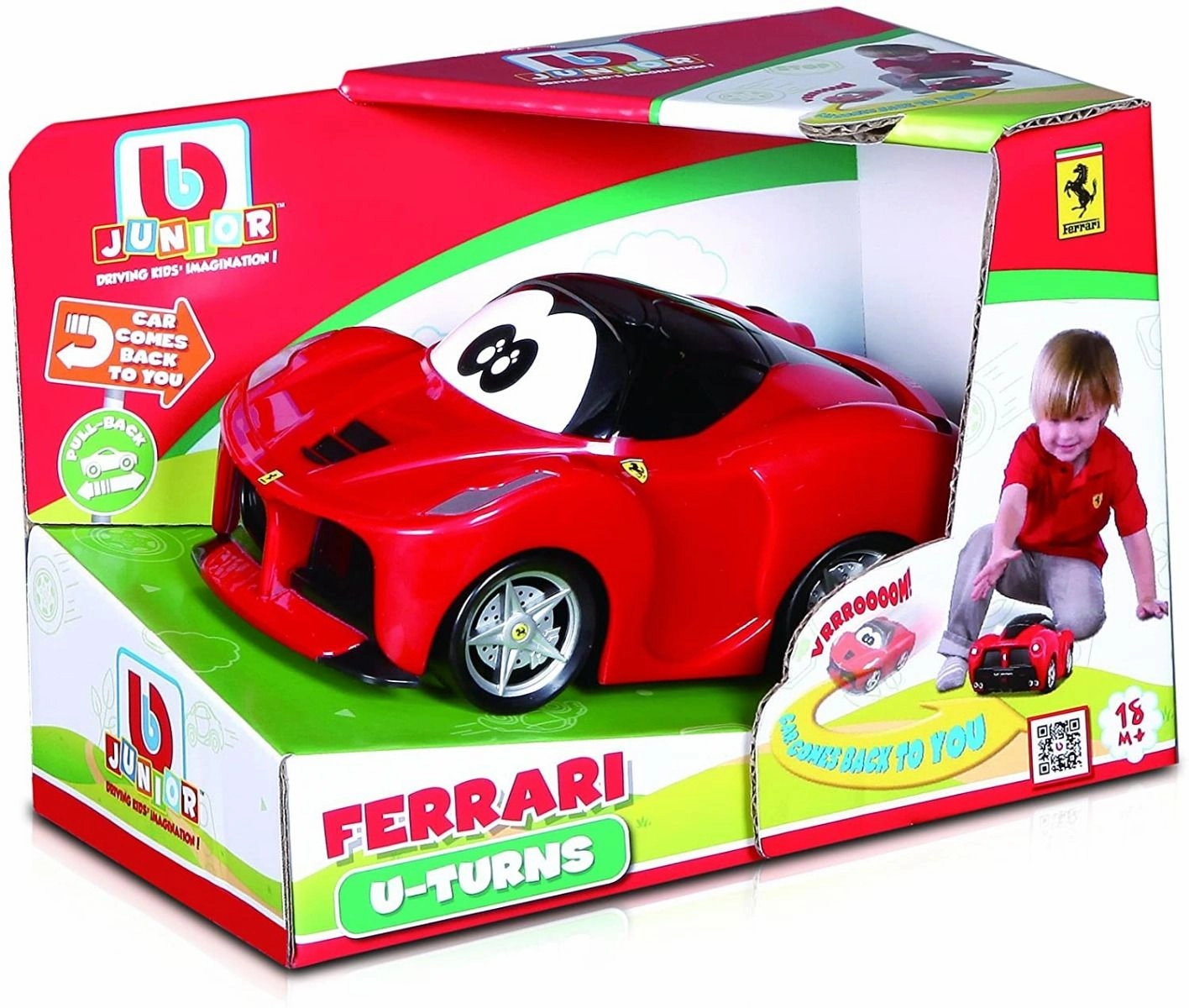 Bb Junior Ferrari U Turns La Ferrari - Red