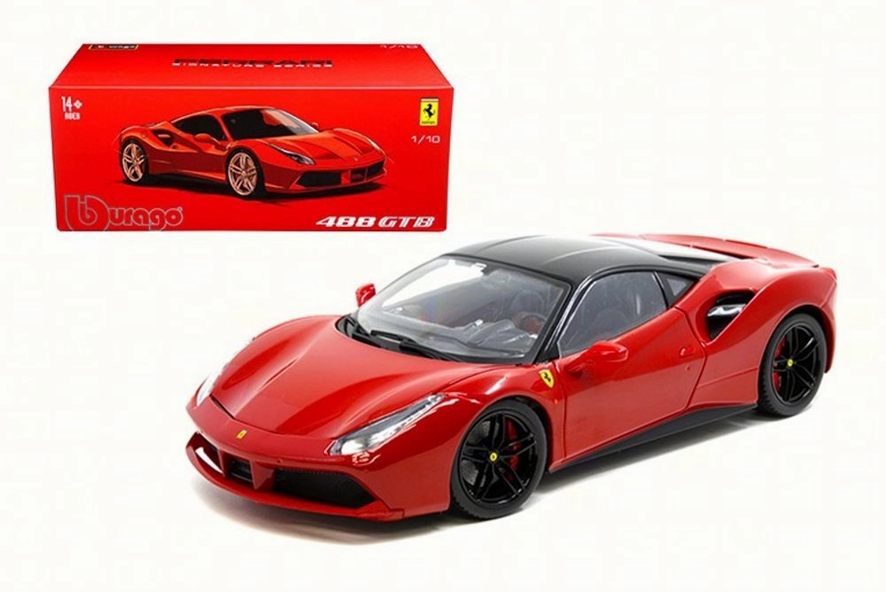 Bburago 1:18 Ferrari Signature Ferrari 488 Gtb - Red