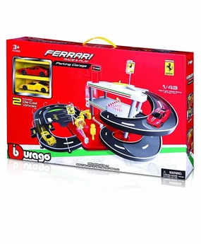 Bburago 1:43 Ferrari Parking Garage Playset - Multicolor