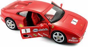 Bburago Ferrari F355 Challenge  Diecast Model Car - Red