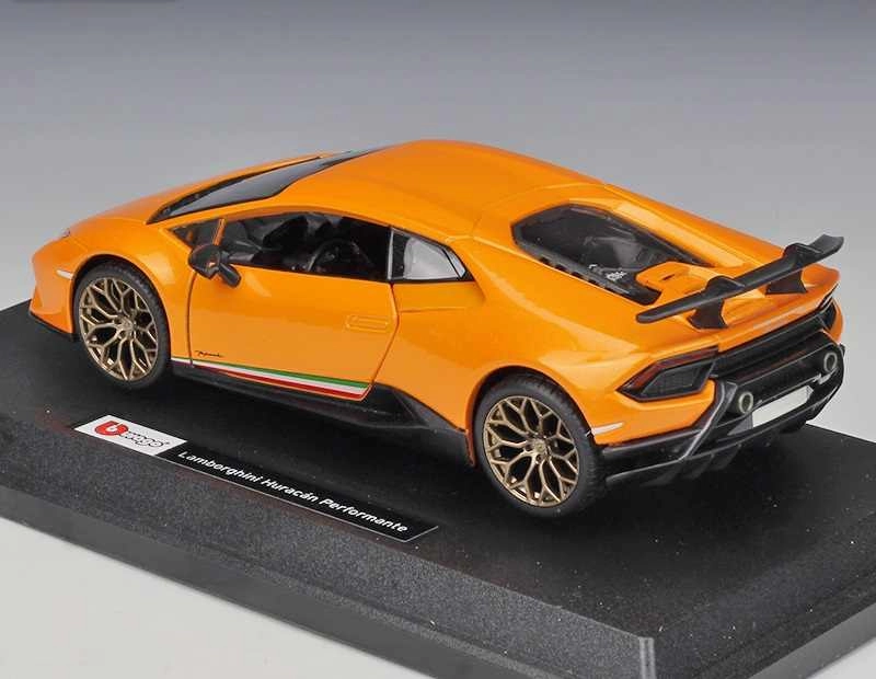 Bburago Lamborghini Huracan Performante Metalic Orange 1:24 Diecast Car - Orange